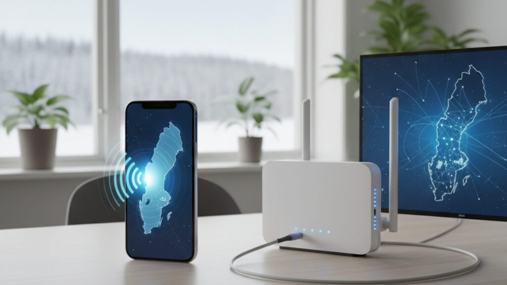 Mobiltelefoni vs. fastnet: Hvilket internet er bedst i Sverige?
